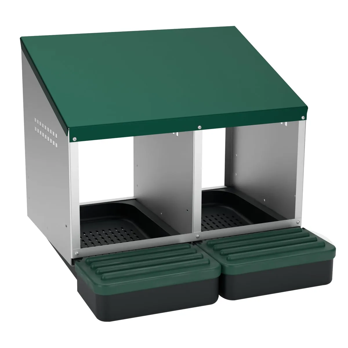 EggHouse Galvanized Nesting Box (Up to 20 Birds)