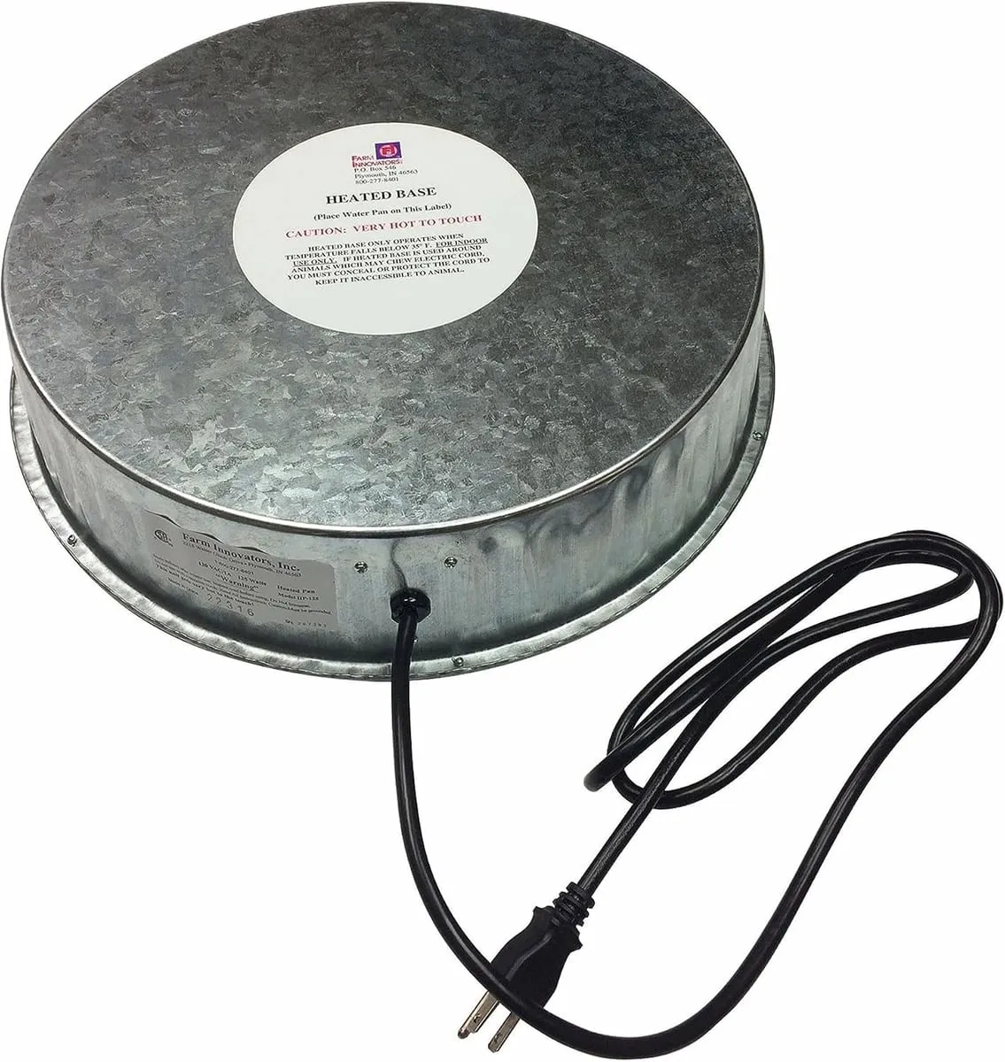 Farm Innovators HP-125 Heated Base