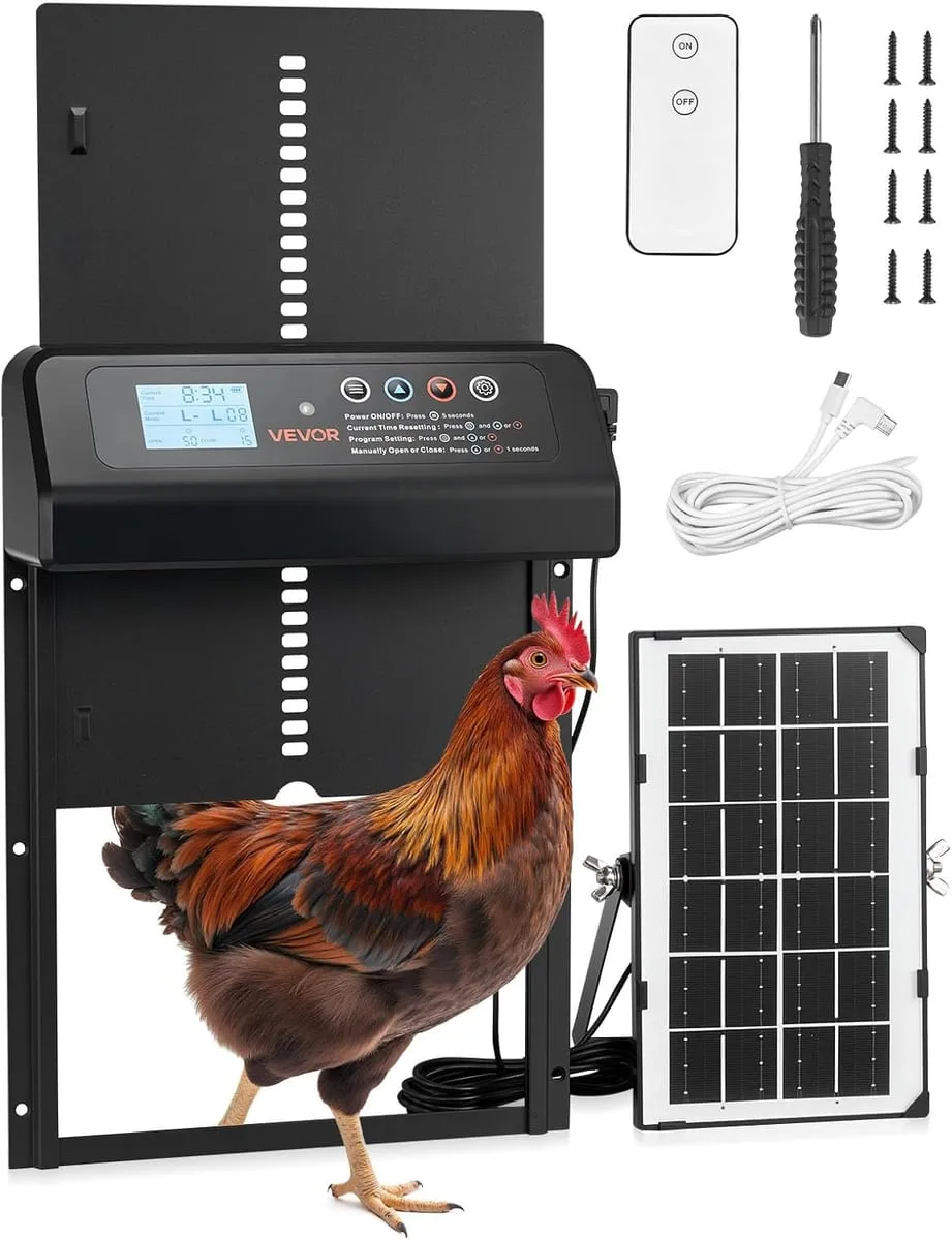 VEVOR Automatic Chicken Coop Door (model M6)